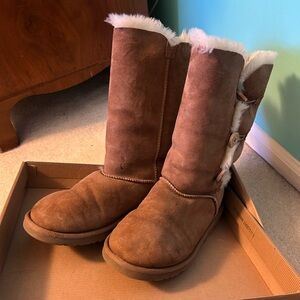 UGG Cozy Brown Shearling Boots